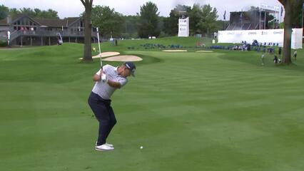 Søren Kjeldsen | Round 1 | 18th hole | Shot 3 | 2025 Kaulig Co. Championship