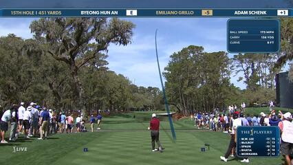 Emiliano Grillo | Round 2 | 15th hole | Shot 1 | 2025 THE PLAYERS