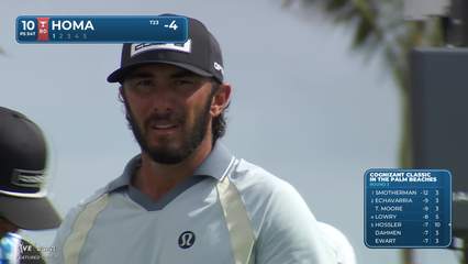 Max Homa | Round 3 | 10th hole | Shot 1 | 2026 Cognizant Classic