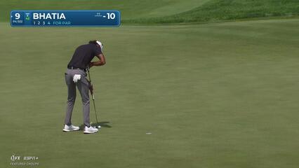 Akshay Bhatia | Round 2 | 9th hole | Shot 4 | 2025 3M Open