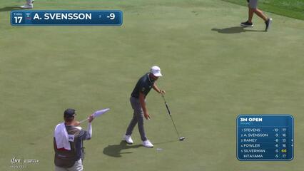 Adam Svensson | Round 1 | 17th hole | Shot 3 | 2025 3M Open