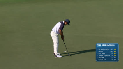 Takumi Kanaya | Round 1 | 18th hole | Shot 5 | 2025 The RSM Classic