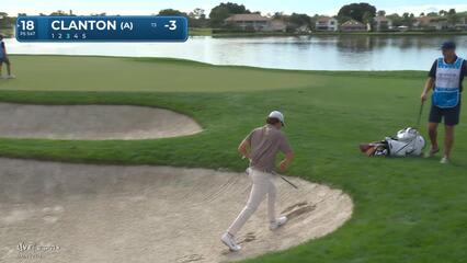 Luke Clanton | Round 1 | 18th hole | Shot 3 | 2025 Cognizant Classic