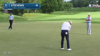 Sam Stevens | Round 1 | 11th hole | Shot 4 | 2025 3M Open