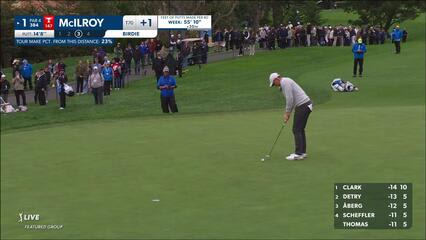 Rory McIlroy | 2024 AT&T Pebble Beach | Round 3 | 1st hole | Shot 4