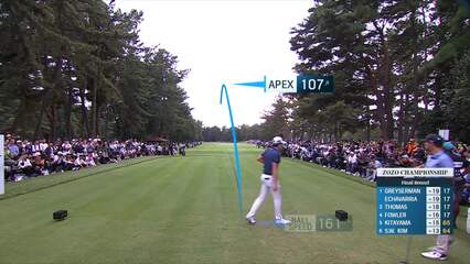 Nico Echavarria | 2024 ZOZO CHAMPIONSHIP | Round 4 | 18th hole | Shot 1