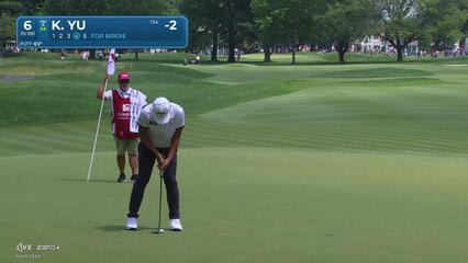 Kevin Yu | Round 3 | 6th hole | Shot 4 | 2025 Travelers