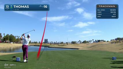 Justin Thomas | Round 3 | 13th hole | Shot 1 | 2025 The American Express