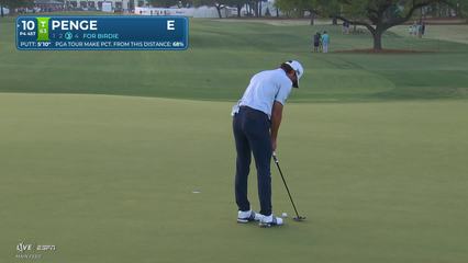 Marco Penge | Round 1 | 10th hole | Shot 3 | -1 