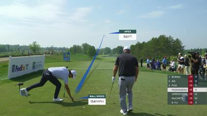 Matteo Manassero | Round 4 | 10th hole | Shot 1 | 2025 RBC Canadian