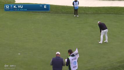 Kevin Yu | Round 1 | 12th hole | Shot 4 | 2025 AT&T Pebble Beach