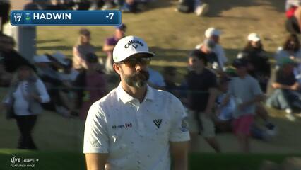 Adam Hadwin | Round 3 | 17th hole | Shot 3 | 2025 The American Express