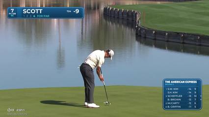 Adam Scott | Round 2 | 7th hole | Shot 4 | 2026 The American Express