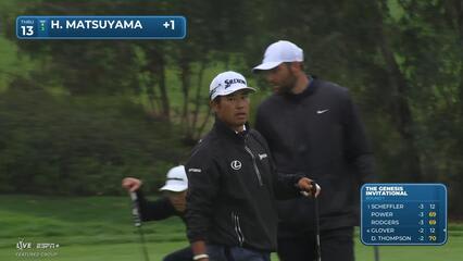 Hideki Matsuyama | Round 1 | 13th hole | Shot 5 | 2025 Genesis