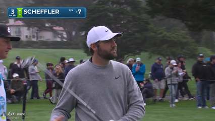 Scottie Scheffler | Round 3 | 3rd hole | Shot 2 | 2026 AT&T Pebble Beach