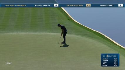 Viktor Hovland | Round 1 | 18th hole | Shot 5 | 2025 THE PLAYERS