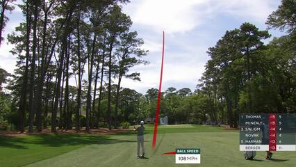 Daniel Berger | Round 4 | 12th hole | Shot 2 | 2025 RBC Heritage