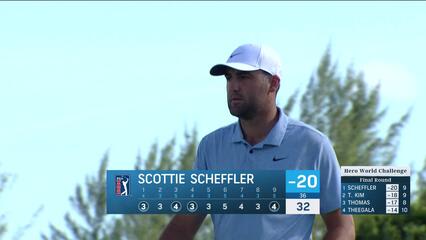 Scottie Scheffler | Round 4 | 9th hole | Shot 4 | 2024 Hero World Challenge