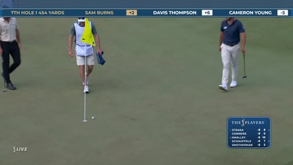 Sam Burns | Round 2 | 7th hole | Shot 5 | 2026 THE PLAYERS