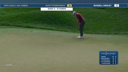 Matt Fitzpatrick | Round 3 | 10th hole | Shot 5 | 2026 THE PLAYERS
