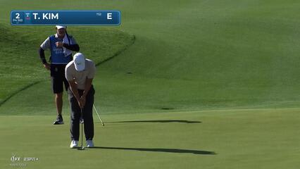 Tom Kim | Round 1 | 2nd hole | Shot 4 | 2025 The American Express