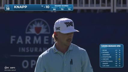 Jake Knapp | Round 3 | 18th hole | Shot 5 | 2026 Farmers
