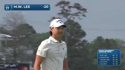 Min Woo Lee | Round 4 | 17th hole | Shot 4 | 2025 Houston Open