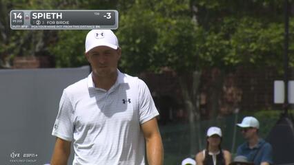 Jordan Spieth | Round 4 | 14th hole | Shot 3 | 2025 FedEx St. Jude