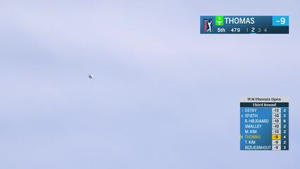 Justin Thomas | Round 3 | 5th hole | Shot 4 | 2025 WM Phoenix Open