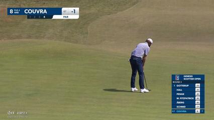 Martin Couvra | Round 3 | 8th hole | Shot 5 | 2025 Genesis Scottish Open
