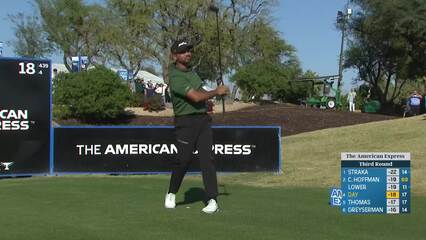 Jason Day | Round 3 | 18th hole | Shot 1 | 2025 The American Express