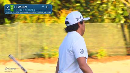 David Lipsky | Round 1 | 2nd hole | Shot 5 | 2026 RBC Heritage