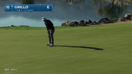 Emiliano Grillo | Round 1 | 10th hole | Shot 4 | 2025 The American Express