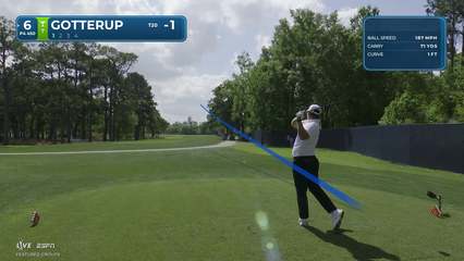 Chris Gotterup | Round 1 | 6th hole | Shot 1 | -1 Houston Open