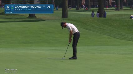 Cameron Young | Round 2 | 6th hole | Shot 5 | 2025 Rocket Classic