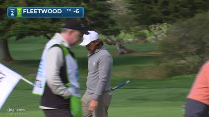 Tommy Fleetwood | Round 2 | 2nd hole | Shot 4 | 2026 AT&T Pebble Beach