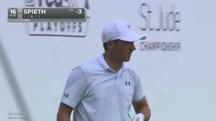 Jordan Spieth | Round 4 | 16th hole | Shot 3 | 2025 FedEx St. Jude