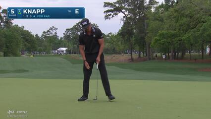 Jake Knapp | Round 1 | 5th hole | Shot 4 | 2025 Houston Open