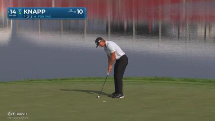 Jake Knapp | Round 2 | 14th hole | Shot 4 | 2025 3M Open