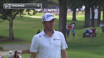 Justin Thomas | Round 4 | 17th hole | Shot 4 | 2025 FedEx St. Jude
