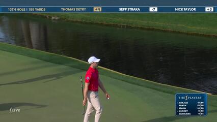 Thomas Detry | Round 2 | 13th hole | Shot 3 | 2025 THE PLAYERS