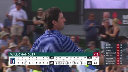 Will Chandler | Round 4 | 18th hole | Shot 4 | 2025 WM Phoenix Open