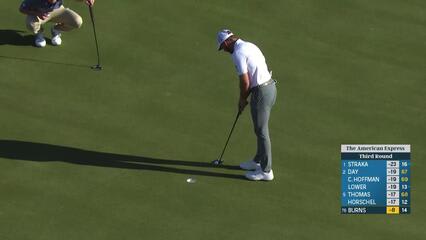Sam Burns | Round 3 | 15th hole | Shot 4 | 2025 The American Express