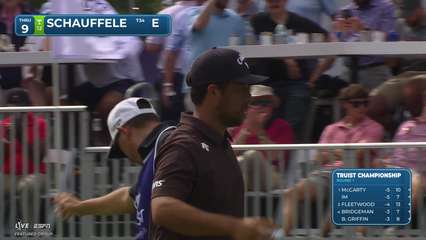 Xander Schauffele | Round 1 | 9th hole | Shot 4 | 2026 Truist Championship