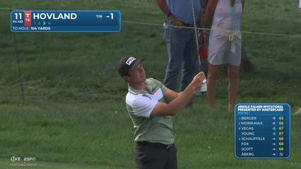 Viktor Hovland | Round 1 | 11th hole | Shot 3 | 2026 Arnold Palmer