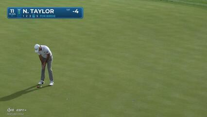 Nick Taylor | Round 1 | 11th hole | Shot 4 | 2025 The American Express