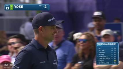 Justin Rose | Round 2 | 13th hole | Shot 2 | 2026 Truist Championship