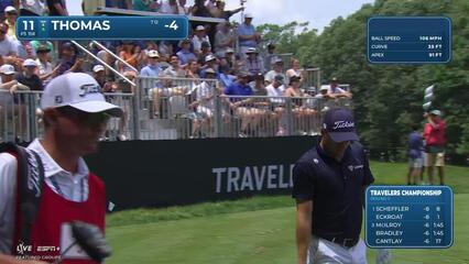 Justin Thomas | Round 2 | 11th hole | Shot 1 | 2025 Travelers