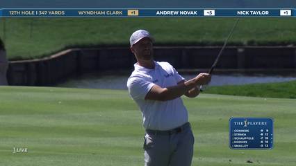 Wyndham Clark | Round 2 | 12th hole | Shot 2 | 2026 THE PLAYERS