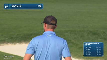 Cam Davis | Round 4 | 17th hole | Shot 3 | 2025 AT&T Pebble Beach